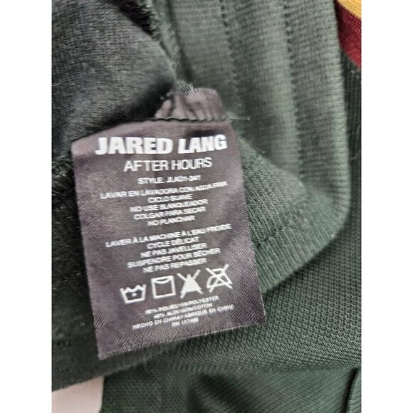Jared Lang After Hours Track Pants Men L Green Stripe - Picture 5 of 6